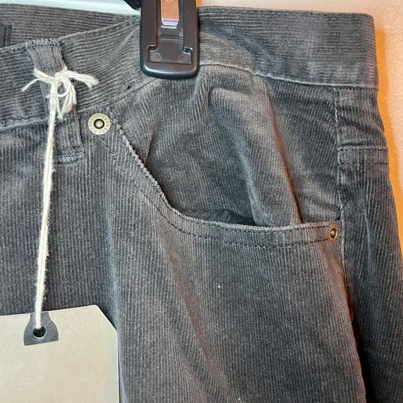NWT Express dark gray corduroy flare pants 31 - Picture 9 of 13